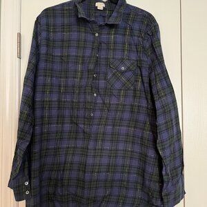 J Crew Plaid Tunic, Size XL